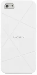 Чехол Macally FLEXFITW-P5 для iPhone 5/5S/SE (Белый)