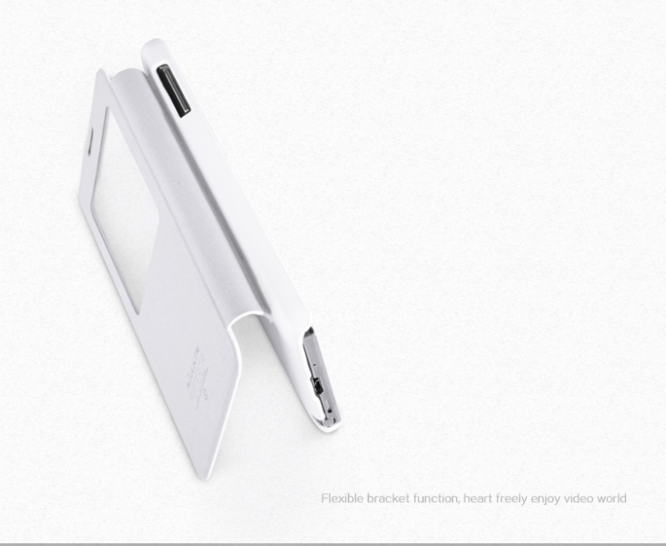 Кожаный чехол (книжка) Nillkin для Samsung N9000/N9002 Galaxy Note 3 (+ пленка) (Белый) - ITMag