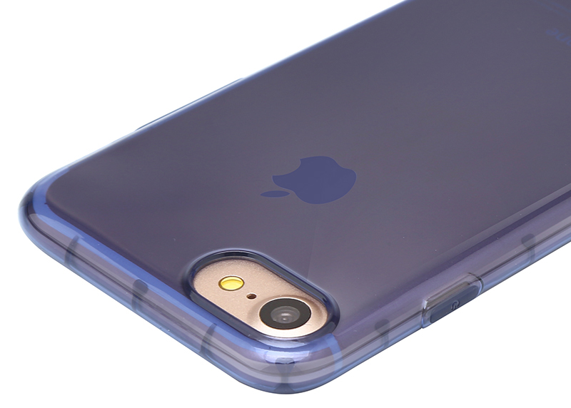 Чехол Baseus Simple  Series Case For iPhone7 Plus (Anti-Shock) Transparent Blue (ARAPIPH7P-JZ03) - ITMag