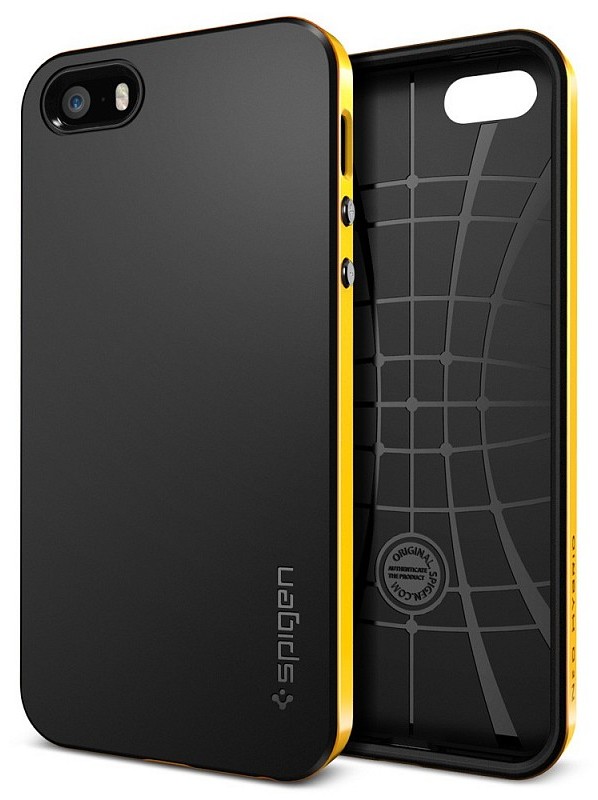 Чехол SGP iPhone 5S/5 Case Neo Hybrid Reventon Yellow - ITMag