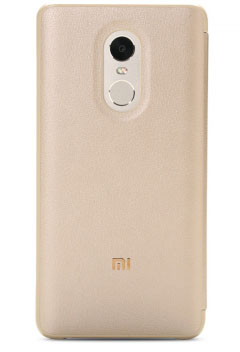Xiaomi Smart View Flip Case for Redmi Note 4X Gold - ITMag