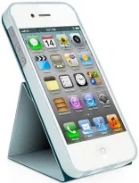 Чехол Macally SSTANDBL-P5 для iPhone 5/5S/SE (Голубой)