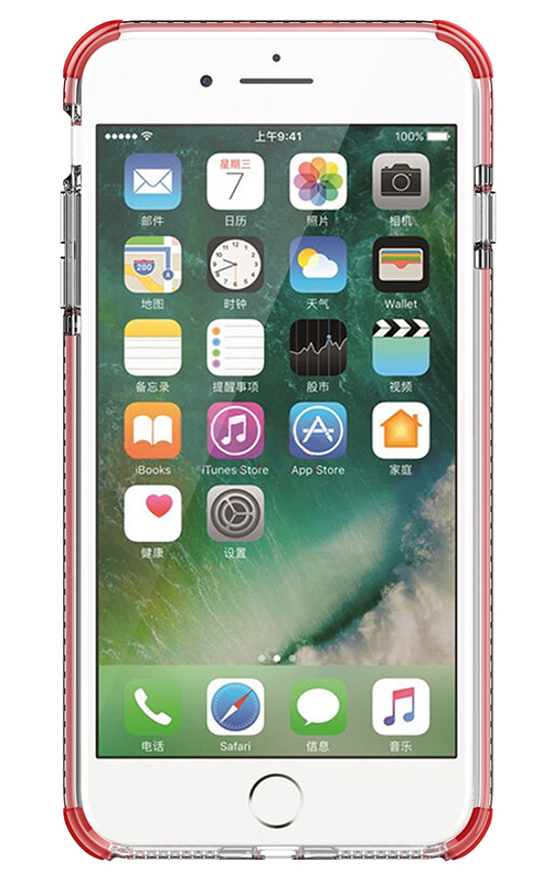 Чехол Baseus Armor Case для iPhone 7 Plus Red (WIAPIPH7P-YJ09) - ITMag
