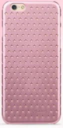 Чехол USAMS Starry Series for iPhone 6/6S Hollow Stars Plastic Hard Case - Pink
