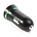 Автомобильное зарядное устройство EGGO 2.1A iPhone/iPad/iPod/Samsung/HTC/Lenovo/LG (Black/Green)