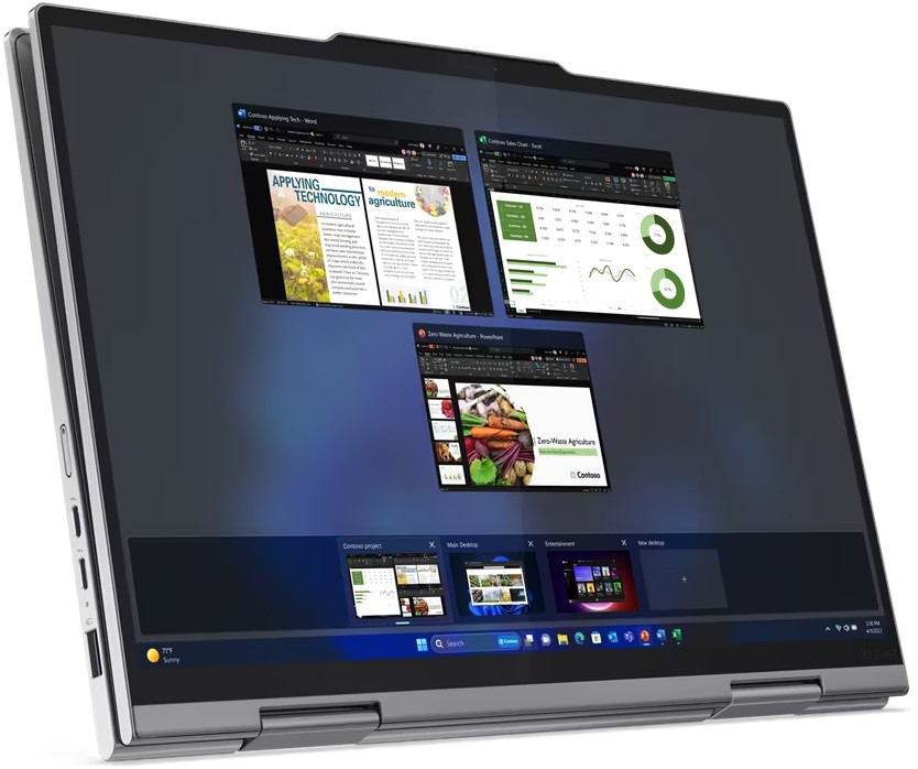 Купить Ноутбук Lenovo ThinkPad X1 2-in-1 Gen 9 Gray (21KE003HRA) - ITMag