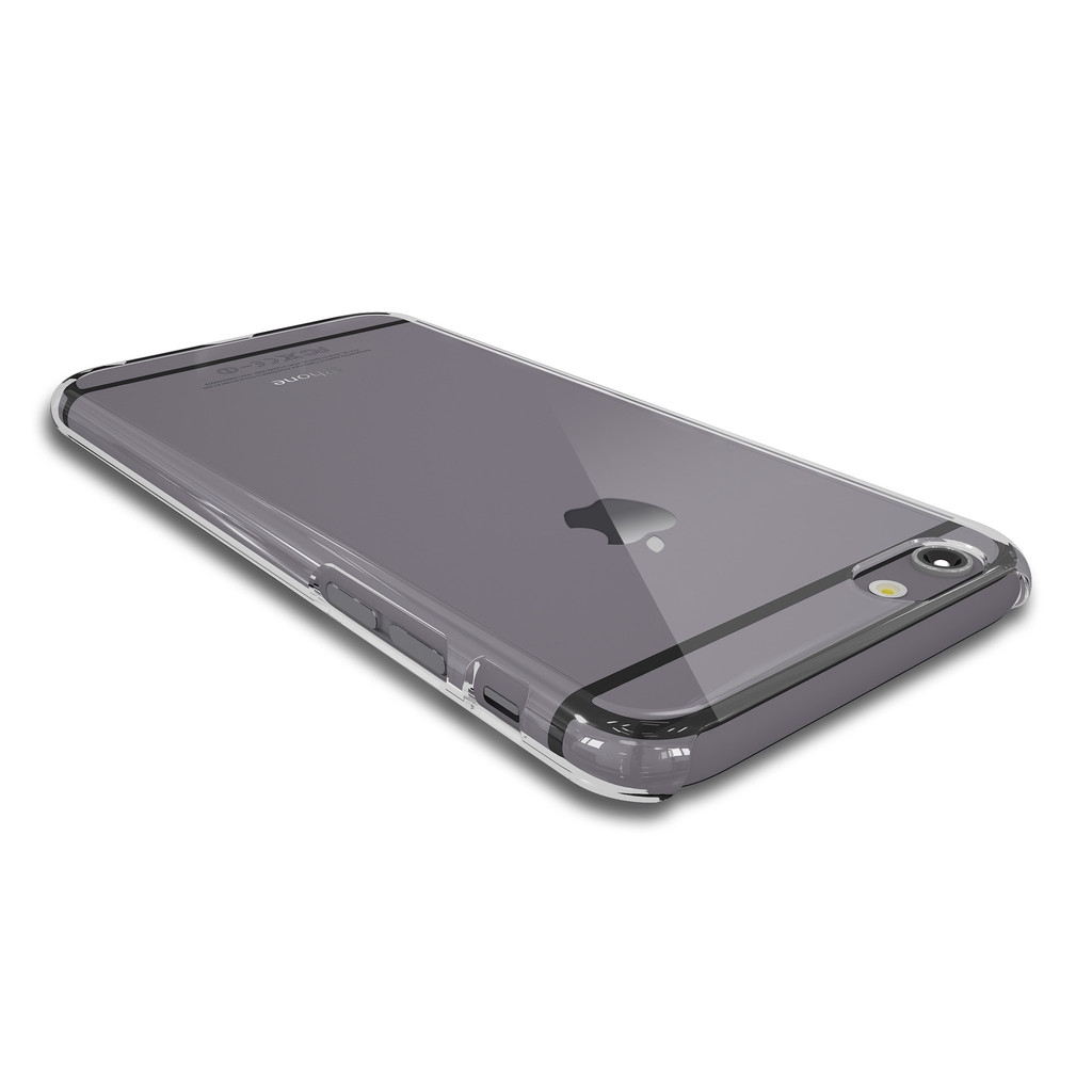 Colorant Clear case PC - Clear Black iPhone 6/6S (7515) - ITMag