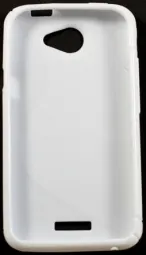 Чехол TPU  Duotone для HTC One X  (Белый (софт/глянец)