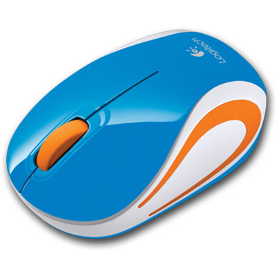 Logitech M187 Wireless Mini Mouse Blue - ITMag
