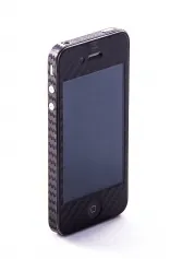 Наклейка защитная EGGO iPhone 4/4S Carbon Fiber Black FullBody