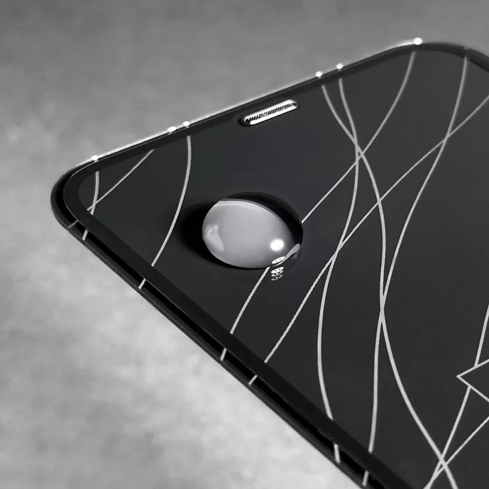 Защитное стекло WAVE Premium iPhone X/Xs/11 Pro (black) - ITMag