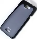 Пластиковая накладка ROCK Naked Color-ful series для HTC One X (+пленка) (Черный / Black) 