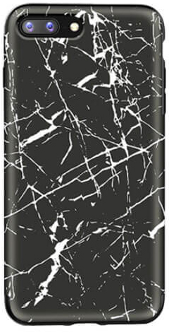 TPU чехол Rock Origin Series (Textured marble) для Apple iPhone 7 plus / 8 plus (5.5") (Черный / Black marble) - ITMag