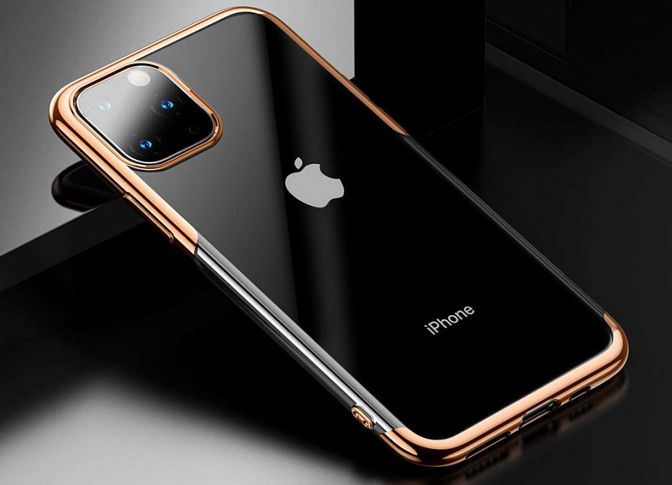 Baseus Shining Case for iPhone 11 Pro Gold (ARAPIPH58S-MD0V) - ITMag