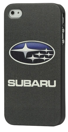 Пластиковая накладка с тиснением "Subaru" для Apple iPhone 5/5S - ITMag