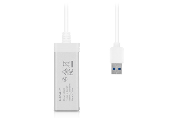 Адаптер Macally USB 3.0 to Gigabit Ethernet-AL (U3GBA) - ITMag