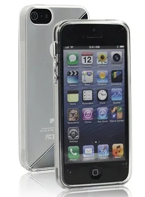 TPU Duotone Apple iPhone 5/5S/SE Бесцветный (матово/прозрачный) - ITMag