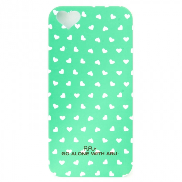 Чехол ARU для iPhone 5S Hearts Green - ITMag