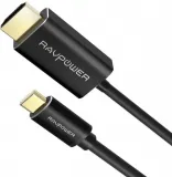 RAVPower 6ft/1.8m C To HDMI Cable - Black (RP-CB006)