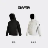 Куртка  Xiaomi 90 points Windproof Anti-Drilling Hooded Down Jacket Black 3XL (6941413233019)