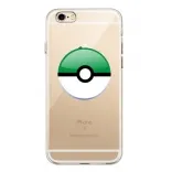 TPU чехол EGGO Pokemon Go Poke Ball для iPhone 6/6S (Green)