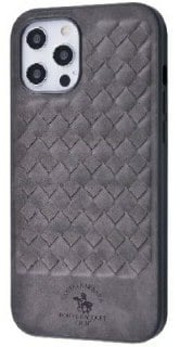 POLO Ravel (Leather) iPhone 12 Pro Max (dark gray) - ITMag