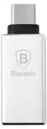 OTG Baseus Sharp Series type-c adapter Silver (CATYPEC-AD0S)