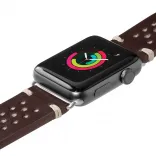 Кожаный ремешок для Apple Watch 42/44 mm LAUT HERITAGE Burgundy (LAUT_AWL_HE_BR)