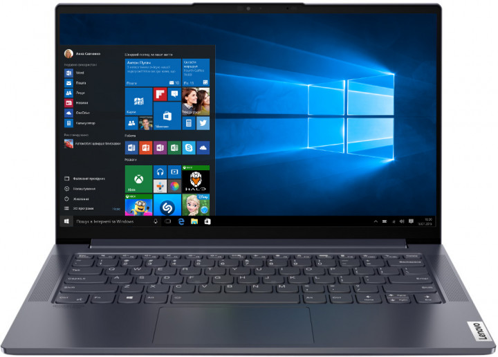Купить Ноутбук Lenovo Yoga Slim 7 14IIL05 Slate Grey (82A100HKRA) - ITMag