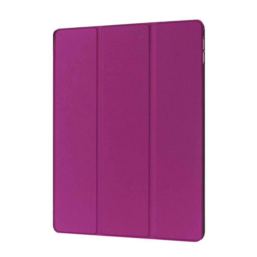 Чехол EGGO Tri-Fold Stand Lychee для iPad Pro 12.9 (Фиолетовый/Purple) - ITMag