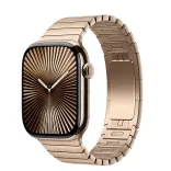 Apple Watch Series 10 GPS + Cellular 46mm Gold Titanium Case w. Gold Link Bracelet (MX183+MXMH3)