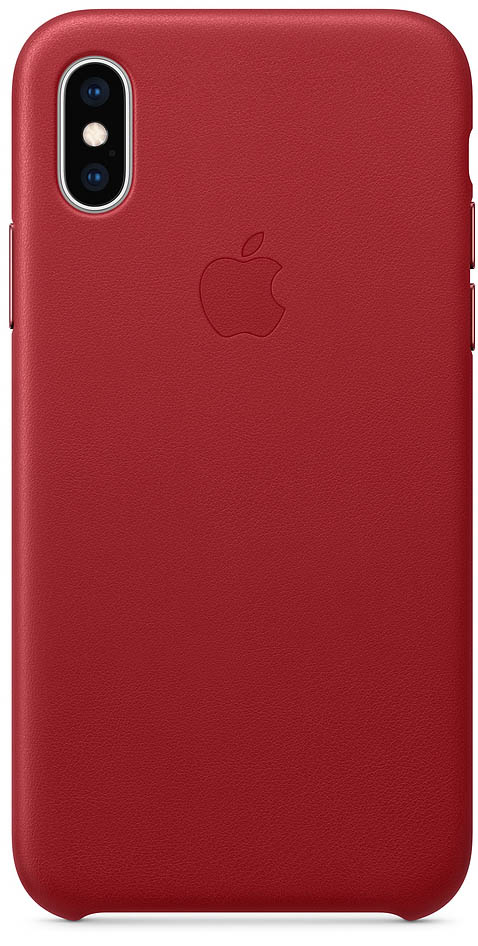 Apple iPhone XS Leather Case - PRODUCT RED (MRWK2) - ITMag