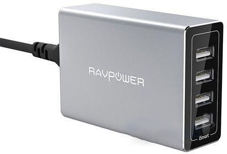 Зарядное устройство RavPower 40W 4-Port USB (RP-PC030) - ITMag