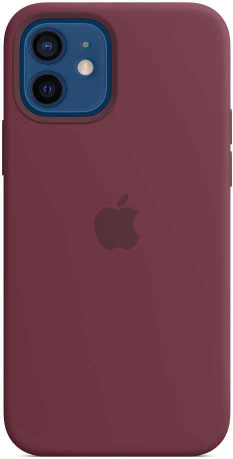 Apple iPhone 12/12 Pro Silicone Case with MagSafe - Plum (MHL23) Copy - ITMag