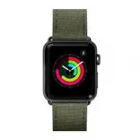 Кожаный ремешок для Apple Watch 42/44 mm LAUT TECHNICAL Military Green (LAUT_AWL_TE_GN)