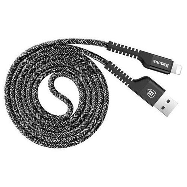 Кабель Baseus USB Cable to Lightning Confidant Anti-break 1m Black (CALZJ-A01) - ITMag