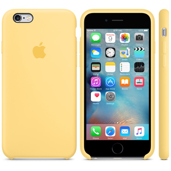 Apple iPhone 6s Silicone Case - Yellow MM662 - ITMag