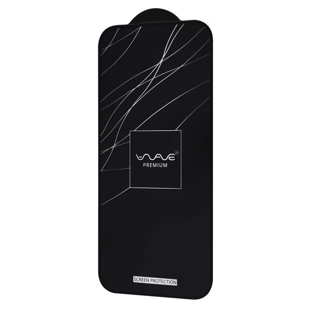 Защитное стекло WAVE Premium iPhone 15 Pro Max (black) - ITMag