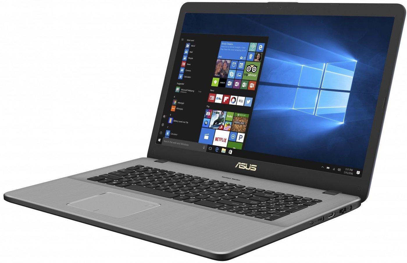 Купить Ноутбук ASUS VivoBook Pro 17 N705UD (N705UD-GC096T) Dark Grey - ITMag