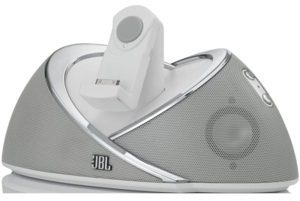 JBL On Beat Loudspeaker Dock for iPad, iPod and iPhone - White  - ITMag