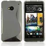 TPU Duotone для HTC One / M7 (Серый (матово/прозрачный))