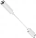 Переходник Baseus L30 Simple Apple Connector To 3.5mm Music Adapter White (CALL30-A02)