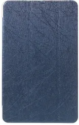 Чехол EGGO Texture Tri-fold Stand для Samsung Galaxy Tab E 9.6 T560/T561 (Синий / Dark Blue)