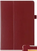 Кожаный чехол-книжка EGGO с функцией подставки для Asus ZenPad 10 (Z300C/Z300CG/Z300CL) (Красный)
