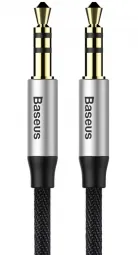Кабель Baseus AUX-AUX YIVEN Audio Cable M30 50см Black (CAM30-AS1)