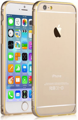 Бампер Vouni для iPhone 6/6S Buckle Curve Champagne Gold - ITMag