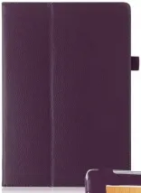 Кожаный чехол-книжка EGGO с функцией подставки для Asus ZenPad 10 (Z300C/Z300CG/Z300CL) (Фиолетовый)