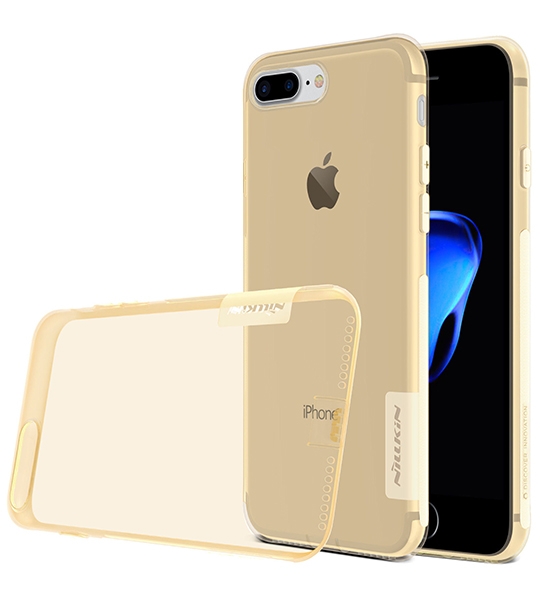 TPU чехол Nillkin Nature Series для Apple iPhone 7 plus (5.5") (Золотой (прозрачный)) - ITMag