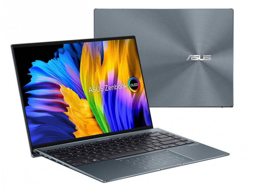 Купить Ноутбук ASUS ZenBook 14X OLED UX5401EA Pine Gray (UX5401EA-KN144W) - ITMag