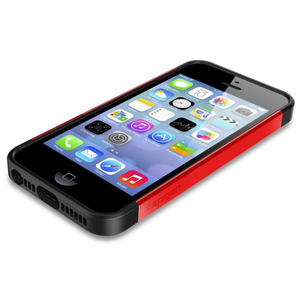 Пластиковая накладка SGP Slim Armor S Series для Apple iPhone 5/5S (Красный/ Crimson Red) - ITMag